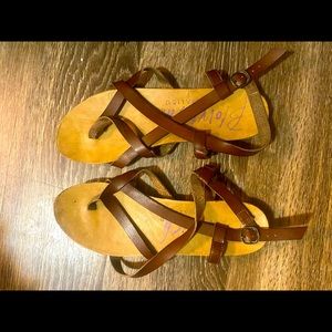 Brown sandals